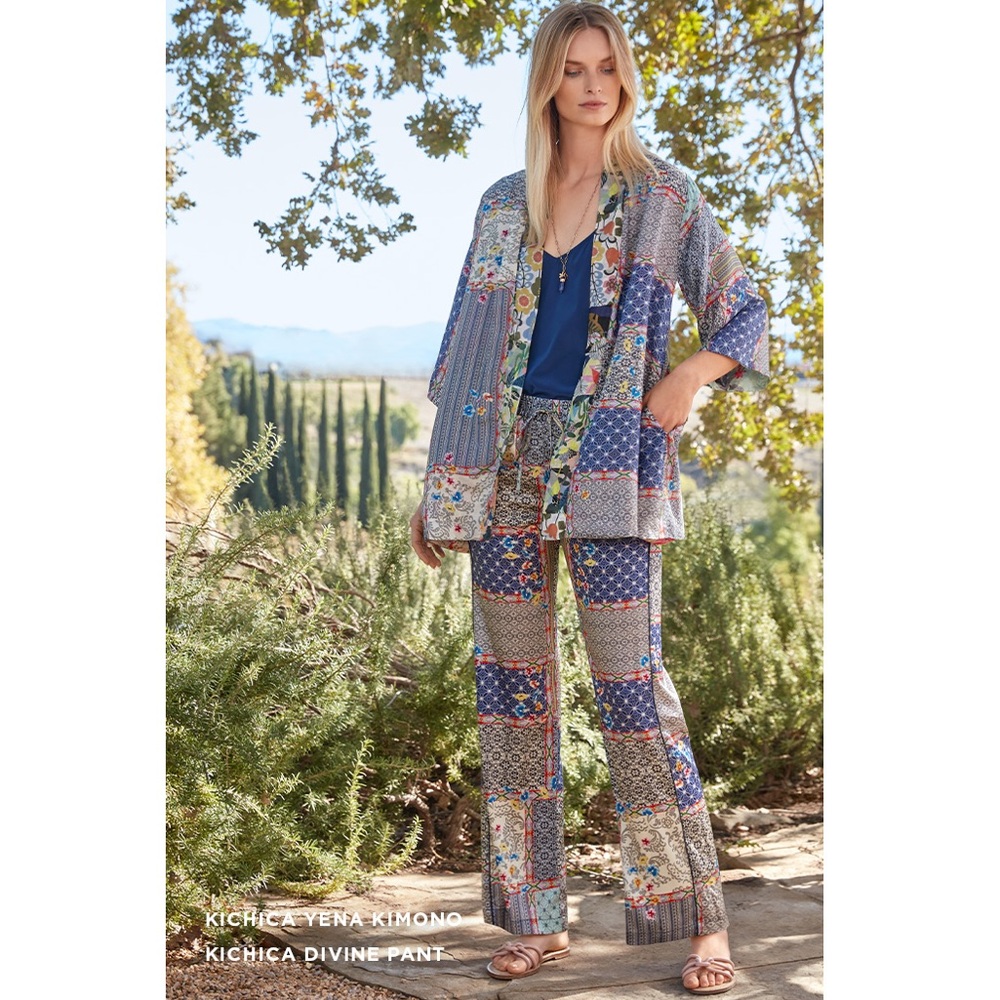 Johnny Was Patchwork Pants - image 1